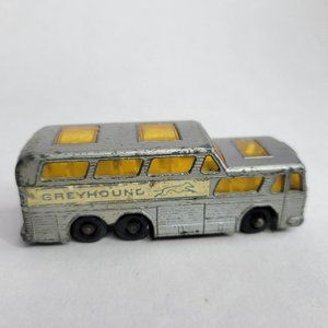Vintage Matchbox No. 66 Greyhound Coach Bus Lesney England 1960's Diecast